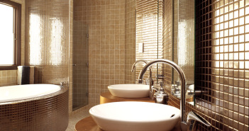 Glass Tile: How Creative You Can Get Amazing Tile Glass Wall Decor Indian Bathroom Designs Elegant Vanity Bathtub