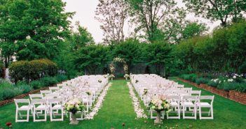 rustic outdoor wedding ceremony decorations