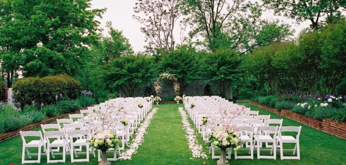 rustic outdoor wedding ceremony decorations