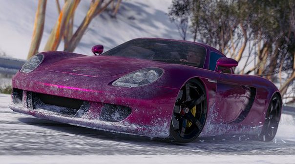 Car snow